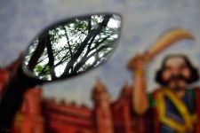 [color=#FF0000]..Mahishasura..[/color]

This is the seventh image in the reflection series. This is the reflection of a tree from a scooter's mirror.  :)